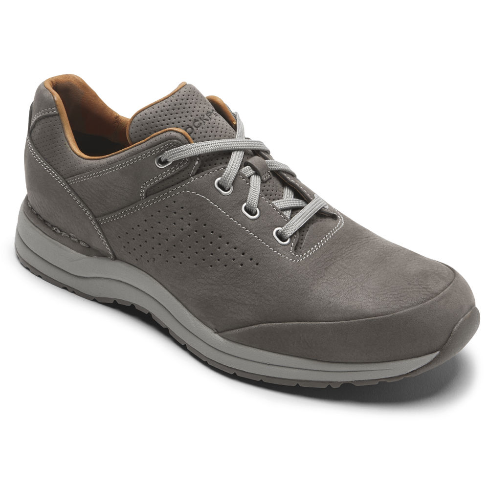 Rockport Mens Sneakers Dark Grey - Edge Hill 2 Plain Toe - UK 541-NUKFZY